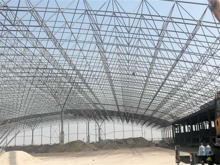 虎林钢厂料仓网架工程